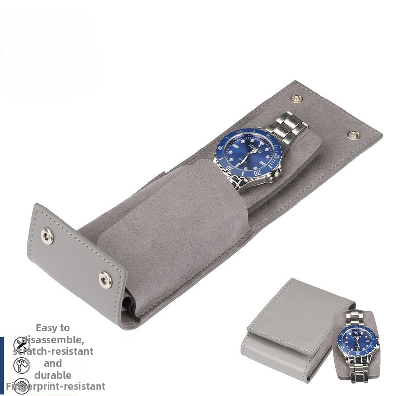Kožená krabička na hodinky, pre jeden kus hodín, elegantné balenie šperkov, prenášateľná cestovná taška pre mechanické hodinky