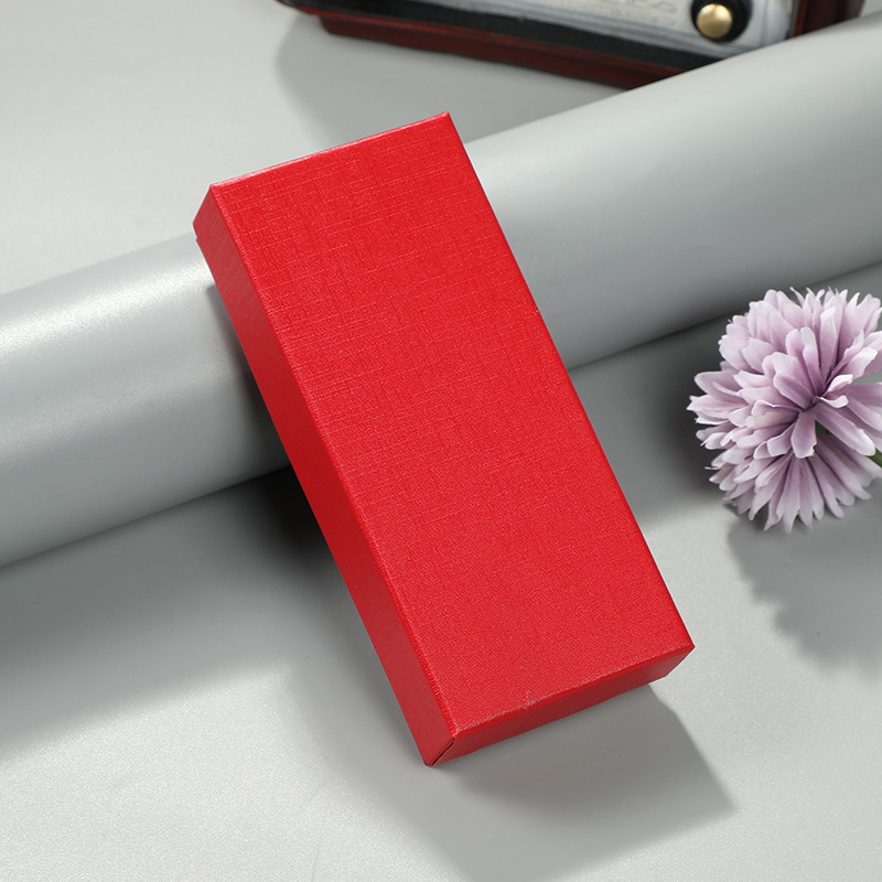 Monokromatska kutija za pohranu nakita i satova za prstenje i ogrlice, dimenzije 14.5 × 6.4 × 3.2 cm