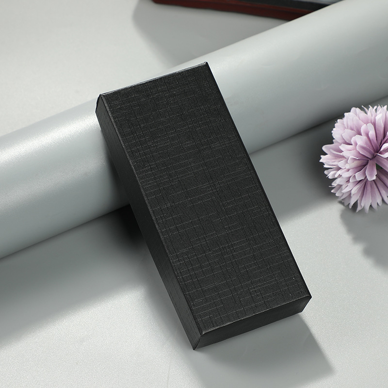 Monokromatska kutija za pohranu nakita i satova za prstenje i ogrlice, dimenzije 14.5 × 6.4 × 3.2 cm