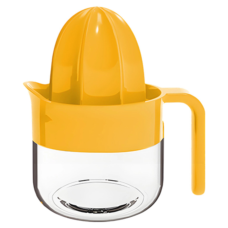 Storcător manual de citrice cu separator de pulpă, presă compactă de uz casnic pentru portocale, lămâi și rodie