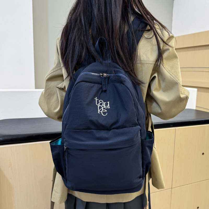 Harajuku stil školska torba, velika kapaciteta 20–35 L, lagana od najlona, karirani uzorak, za učenike osnovne i srednje škole, unisex