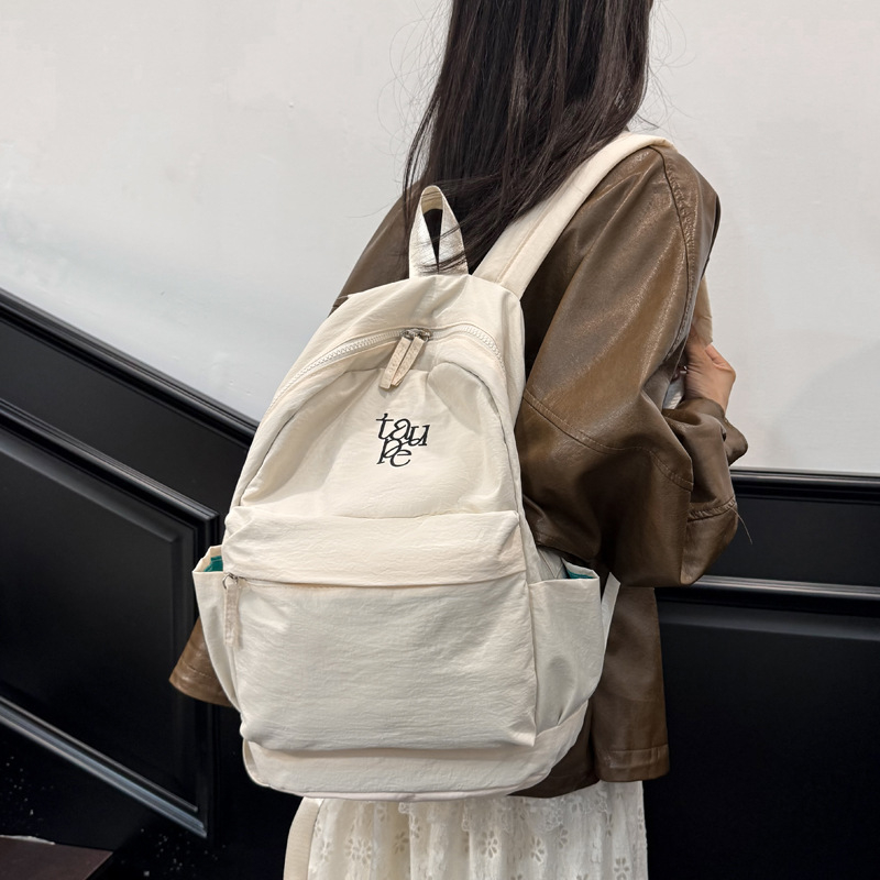 Harajuku stil školska torba, velika kapaciteta 20–35 L, lagana od najlona, karirani uzorak, za učenike osnovne i srednje škole, unisex