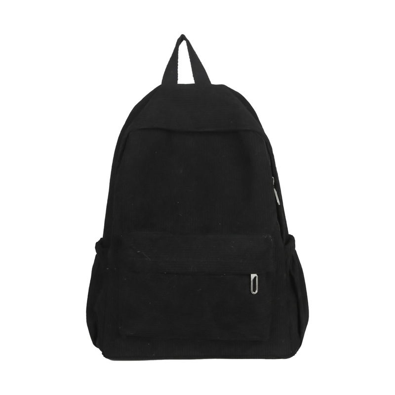 Ruksak u japanskom stilu Harajuku, corduroy, svakodnevno korištenje, unisex, 20–35L, 14-inčni prijenosno računalo