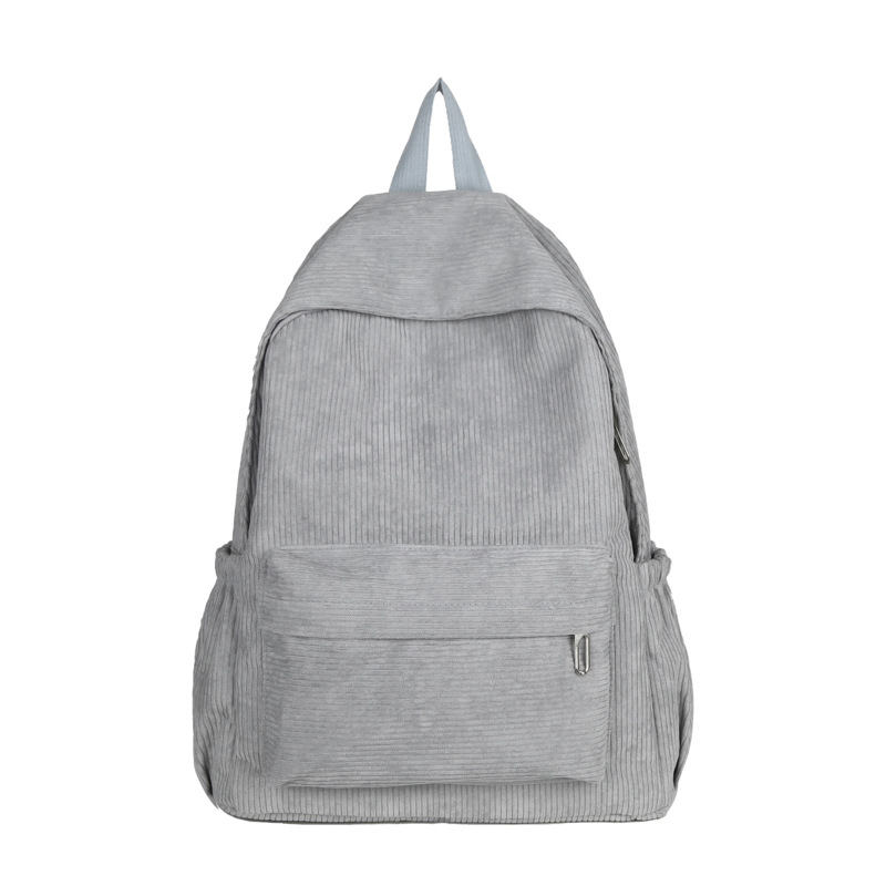 Ruksak u japanskom stilu Harajuku, corduroy, svakodnevno korištenje, unisex, 20–35L, 14-inčni prijenosno računalo