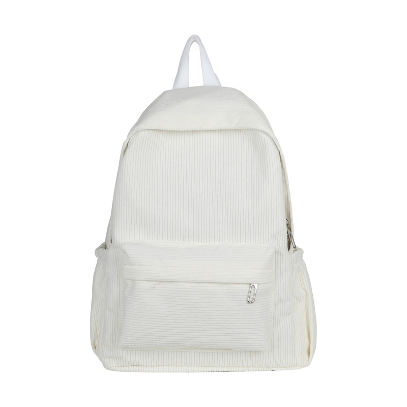 Ruksak u japanskom stilu Harajuku, corduroy, svakodnevno korištenje, unisex, 20–35L, 14-inčni prijenosno računalo