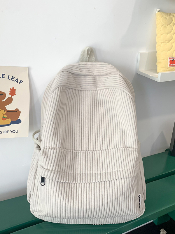 Ruksak japanskog stila velike kapacitete za studente, kordurojni materijal, šumski stil, casual minimalistički dizajn, 20–35 L, kompatibilan s 14-inčnim prijenosnikom, unisex