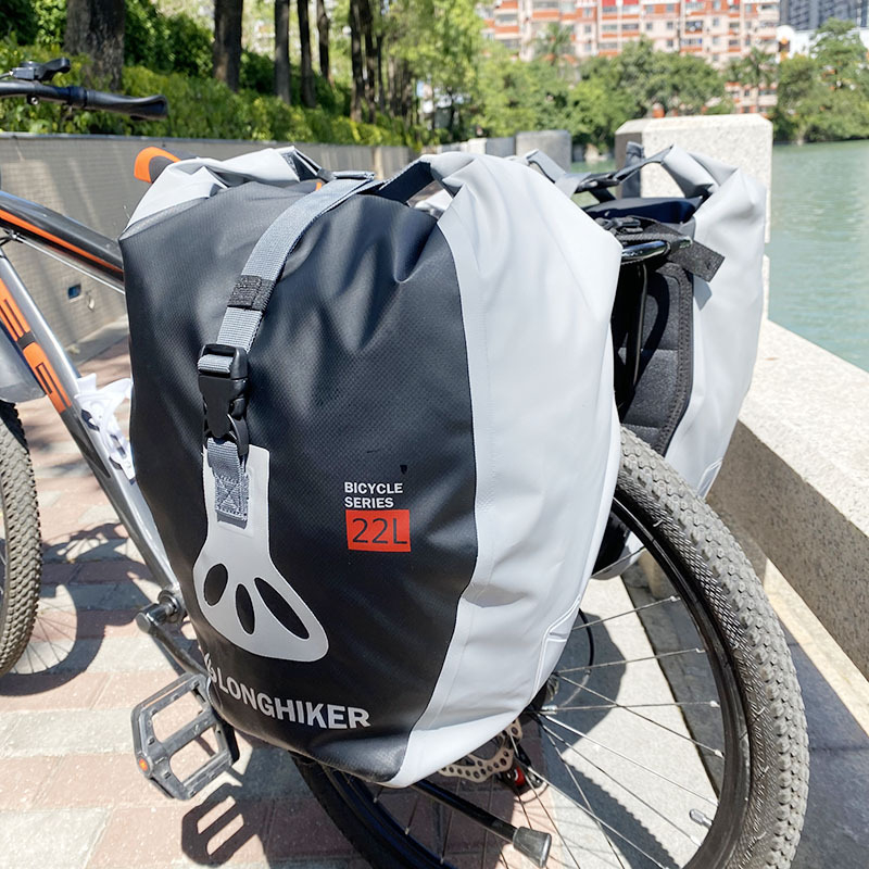 Vodootporna biciklistička pannier torba 50L za prednji i stražnji nosač – oprema za dugačke vožnje