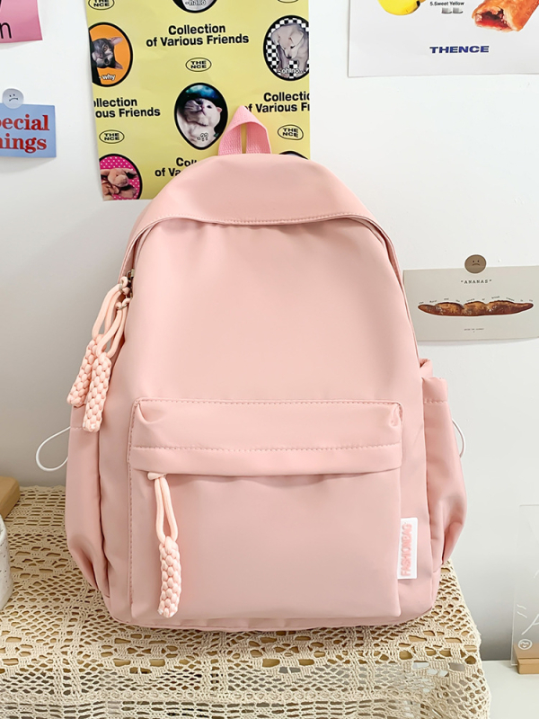 Casual jednobojni ruksak, korejskog stila, kapaciteta 20–35 L, za učenike i studente, Oxford materijal, prozračne naramenice