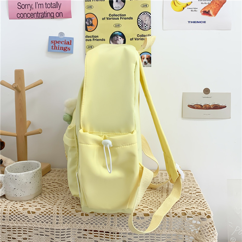 Casual jednobojni ruksak, korejskog stila, kapaciteta 20–35 L, za učenike i studente, Oxford materijal, prozračne naramenice