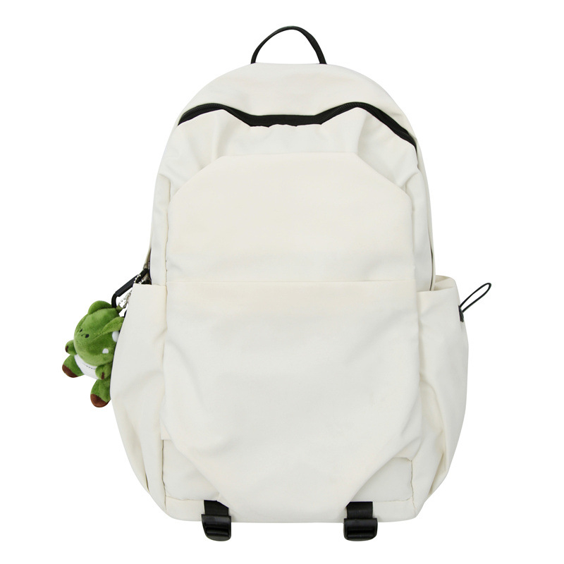 Unisex ruksak velikog kapaciteta u japanskom Harajuku stilu, plisirana tekstura, jednobojna boja, lagan, za studente