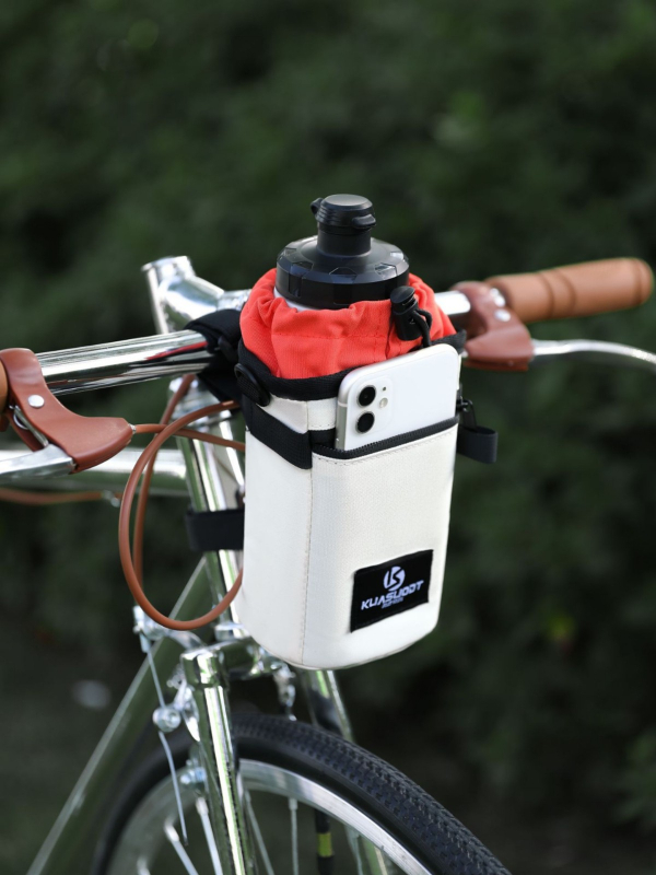Izolirana torba za bocu za bicikle i motocikle, prijenosna 1.2 L, otporna na padove, za outdoor putovanja.