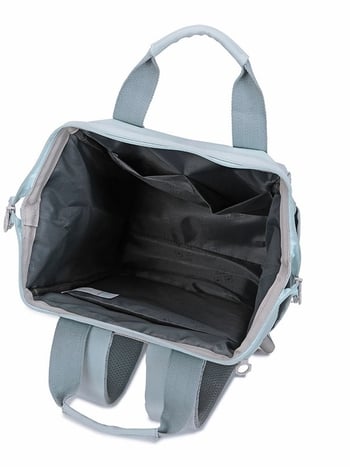 Nova jednostavna ruksak velikog kapaciteta za žene, 20 L, za 10-inčni laptop, gradski minimalistički stil, Oxford platno