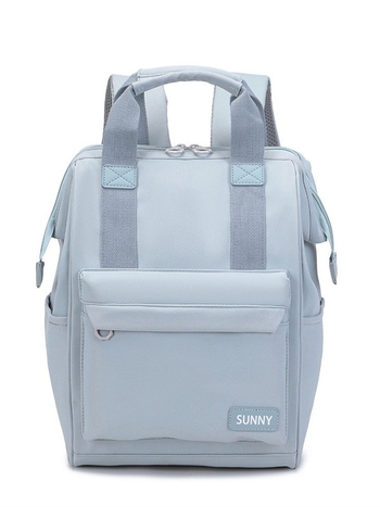 Nova jednostavna ruksak velikog kapaciteta za žene, 20 L, za 10-inčni laptop, gradski minimalistički stil, Oxford platno