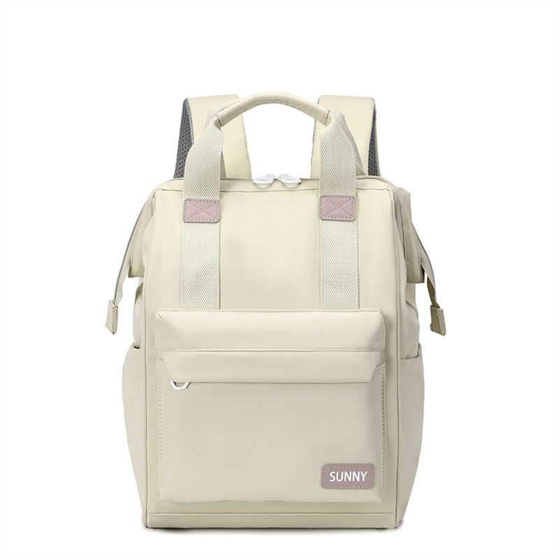 Nova jednostavna ruksak velikog kapaciteta za žene, 20 L, za 10-inčni laptop, gradski minimalistički stil, Oxford platno