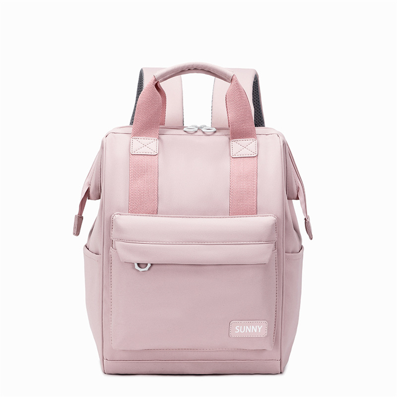 Nova jednostavna ruksak velikog kapaciteta za žene, 20 L, za 10-inčni laptop, gradski minimalistički stil, Oxford platno