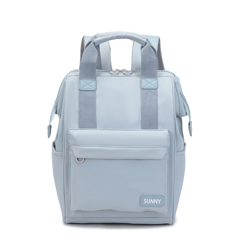 Nova jednostavna ruksak velikog kapaciteta za žene, 20 L, za 10-inčni laptop, gradski minimalistički stil, Oxford platno