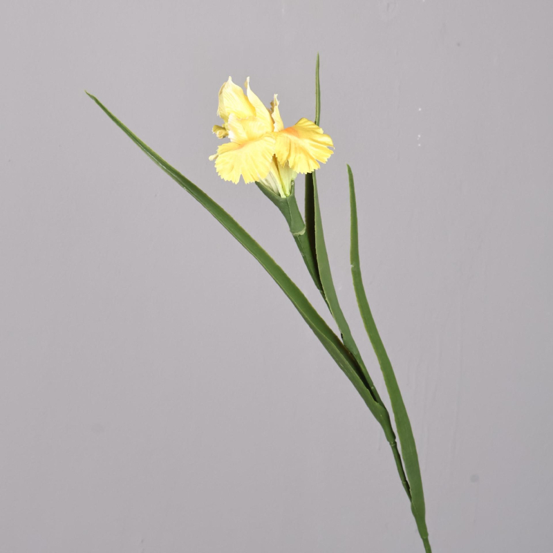 Flori artificiale iris din mătase pentru decorul sufrageriei, plante în ghiveci, aranjamente pentru nunți și spații hoteliere