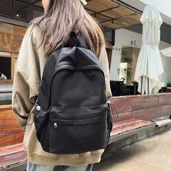Unisex ruksak za školu velikog kapaciteta 20–35 L, japanski minimalistički stil za putovanja