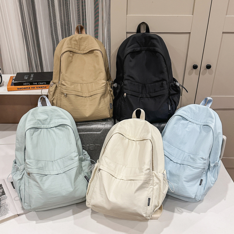 Unisex ruksak za školu velikog kapaciteta 20–35 L, japanski minimalistički stil za putovanja