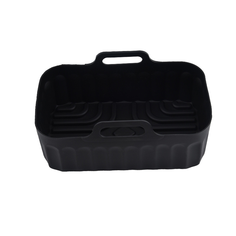 Tavă dreptunghiulară din silicon pentru friteuză cu aer, folie de copt din silicon pentru cuptor și raft de cuptor