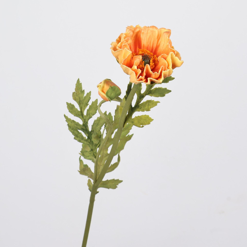 Buchet de maci artificiale din PU, aranjament floral pentru nuntă, decor floral, recuzită pentru fotografie