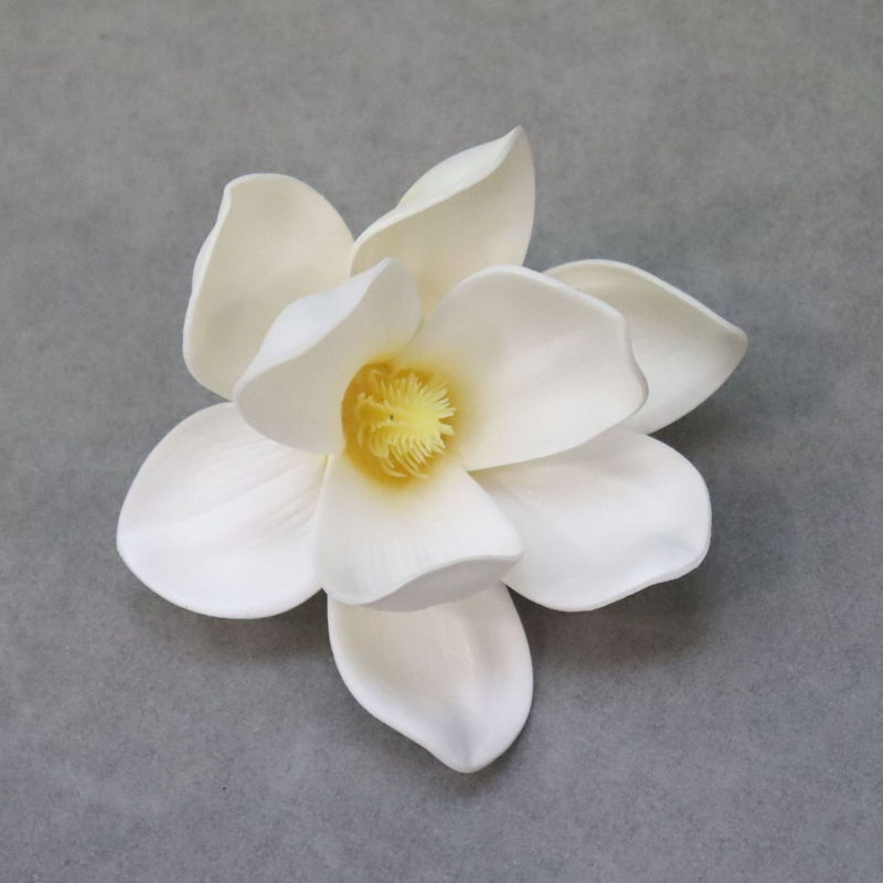Accesoriu pentru păr cu magnolie și flori de primăvară, pentru nuntă și ședințe foto