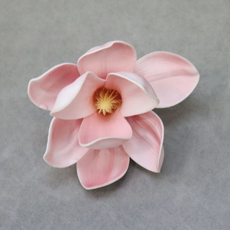 Accesoriu pentru păr cu magnolie și flori de primăvară, pentru nuntă și ședințe foto