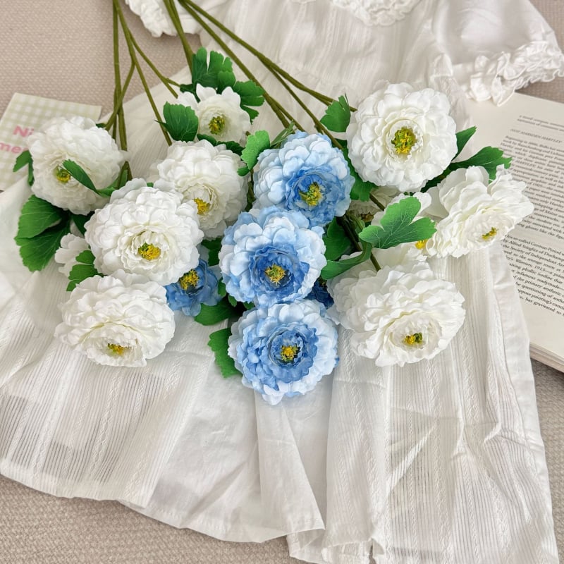 Τεχνητά λουλούδια Peony από μεταξωτό ύφασμα για διακόσμηση σπιτιού – ανθοστολισμός σαλονιού και τραπεζιών, γάμου