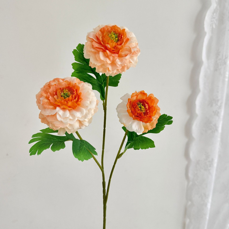 Τεχνητά λουλούδια Peony από μεταξωτό ύφασμα για διακόσμηση σπιτιού – ανθοστολισμός σαλονιού και τραπεζιών, γάμου
