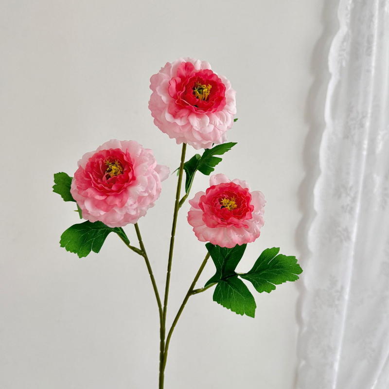 Τεχνητά λουλούδια Peony από μεταξωτό ύφασμα για διακόσμηση σπιτιού – ανθοστολισμός σαλονιού και τραπεζιών, γάμου