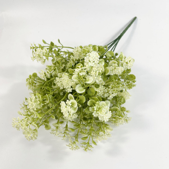 Изкуствени цветя Gypsophila, букет от 5 глави, пластмасови цветя за домашен декор и малък бонсай