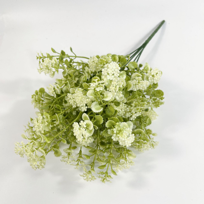 Изкуствени цветя Gypsophila, букет от 5 глави, пластмасови цветя за домашен декор и малък бонсай
