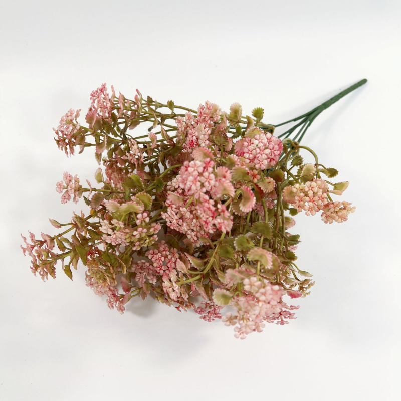 Изкуствени цветя Gypsophila, букет от 5 глави, пластмасови цветя за домашен декор и малък бонсай