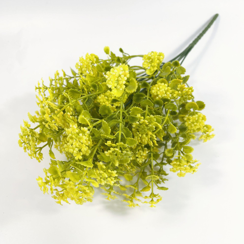 Изкуствени цветя Gypsophila, букет от 5 глави, пластмасови цветя за домашен декор и малък бонсай