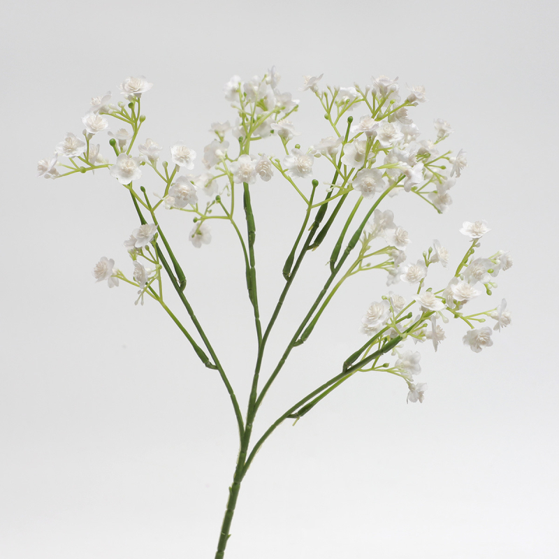 Buchet din flori de mătase cu gypsophila, pentru nunți, hoteluri și decor interior, flori artificiale, varietatea Starry Sky, înălțime 30–100 cm