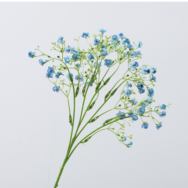 Buchet din flori de mătase cu gypsophila, pentru nunți, hoteluri și decor interior, flori artificiale, varietatea Starry Sky, înălțime 30–100 cm