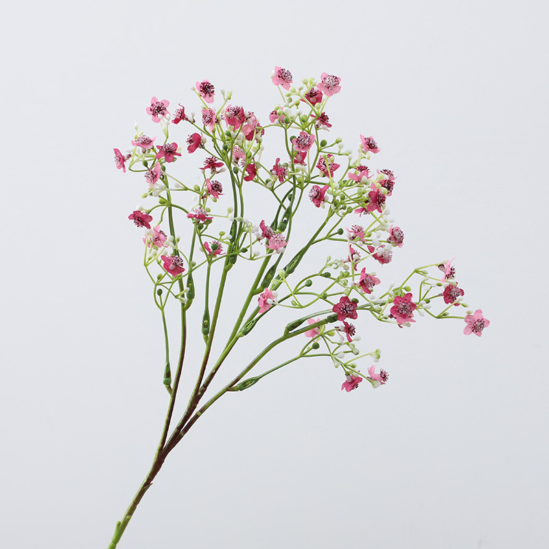 Buchet din flori de mătase cu gypsophila, pentru nunți, hoteluri și decor interior, flori artificiale, varietatea Starry Sky, înălțime 30–100 cm