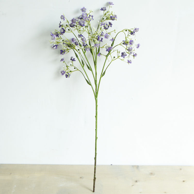 Buchet din flori de mătase cu gypsophila, pentru nunți, hoteluri și decor interior, flori artificiale, varietatea Starry Sky, înălțime 30–100 cm