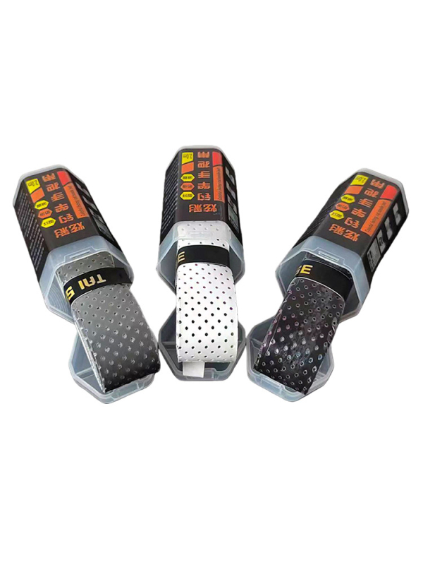Novi model Taser, 2 m šareno perforirana, prozračna, nesklizna traka za grip za štapove za ribolov i badminton rekete