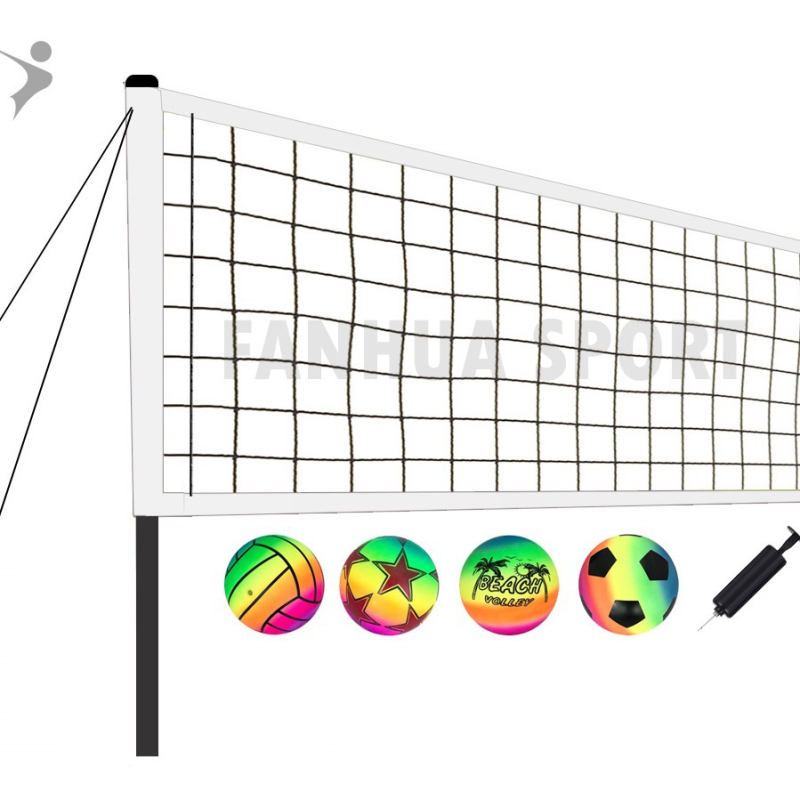 REGAIL Prijenosni okvir mreže za plažni odbojkaški teren – za odbojku na plaži, badminton i nogomet (600×50 cm)