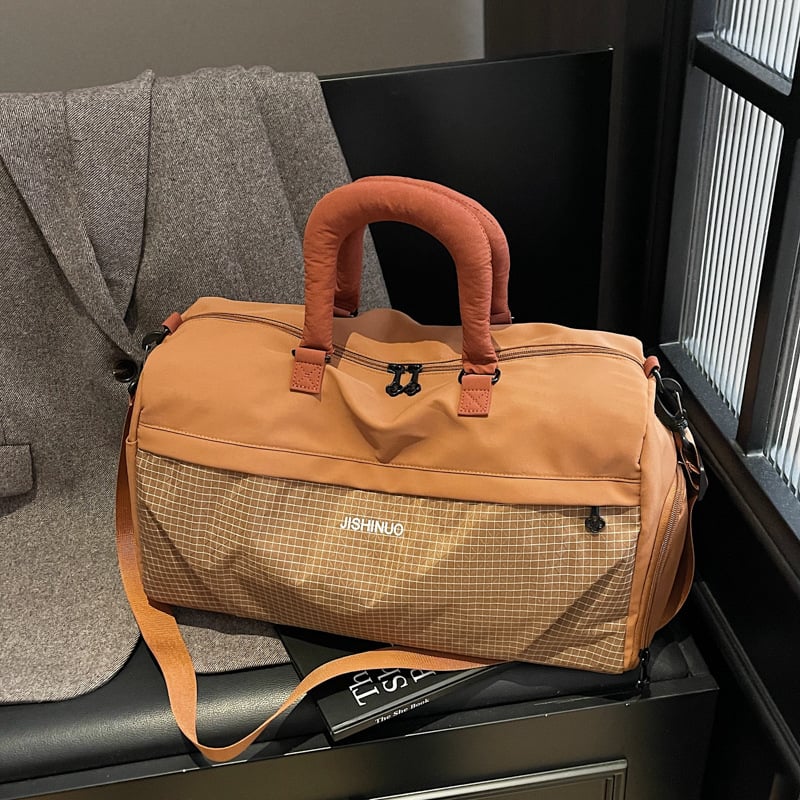 Nagy kapacitású nylon utazótáska, könnyű, uniszex, 36–55 L