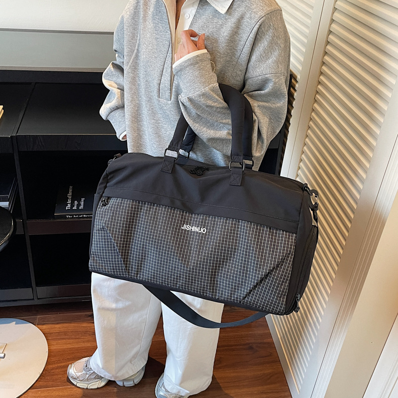 Nagy kapacitású nylon utazótáska, könnyű, uniszex, 36–55 L