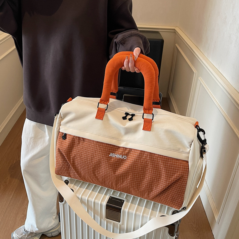 Nagy kapacitású nylon utazótáska, könnyű, uniszex, 36–55 L