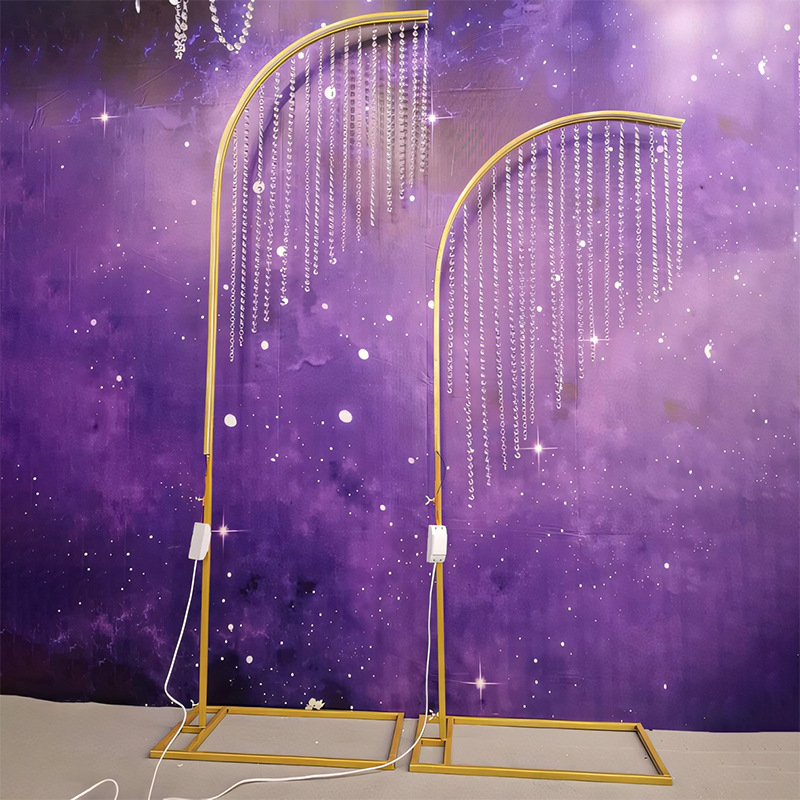 Lampă de arc în stil francez pentru nunți și festivaluri, decor de lux vintage pentru spațiu, lampă arc metalică