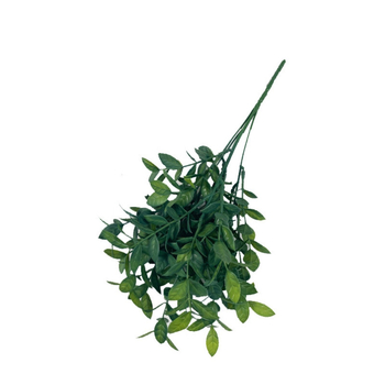 Buchet de plante verzi artificiale pentru decorul casei, cinci tije, aranjament cu iarbă, patru anotimpuri