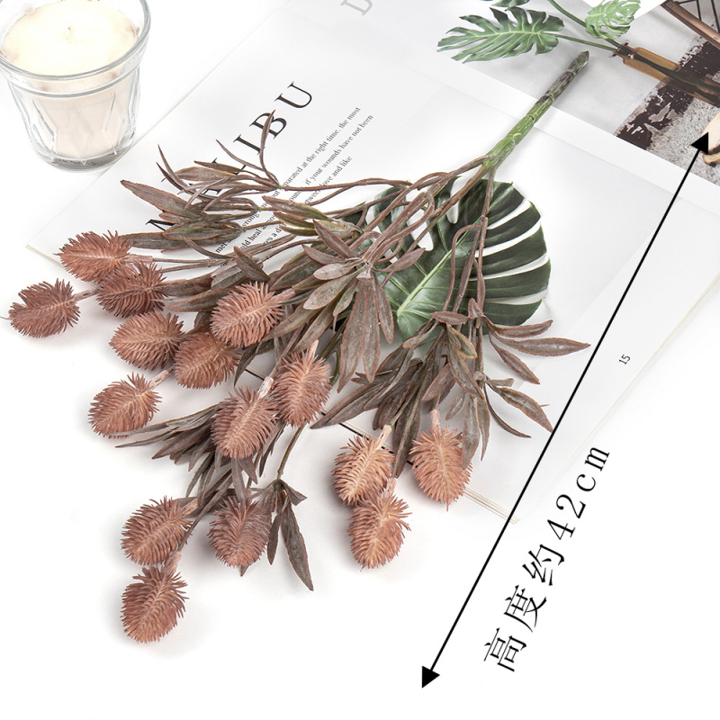 Buchet artificial de conuri de pin pentru decor în casă, recuzită pentru fotografii și decor de nuntă