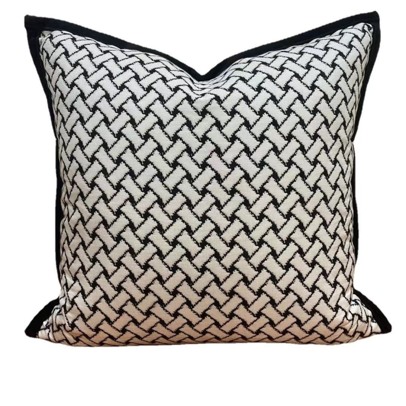 Husă de pernă pentru canapea, stil nou chinezesc, din țesătură cu broderie, decor modern pentru living