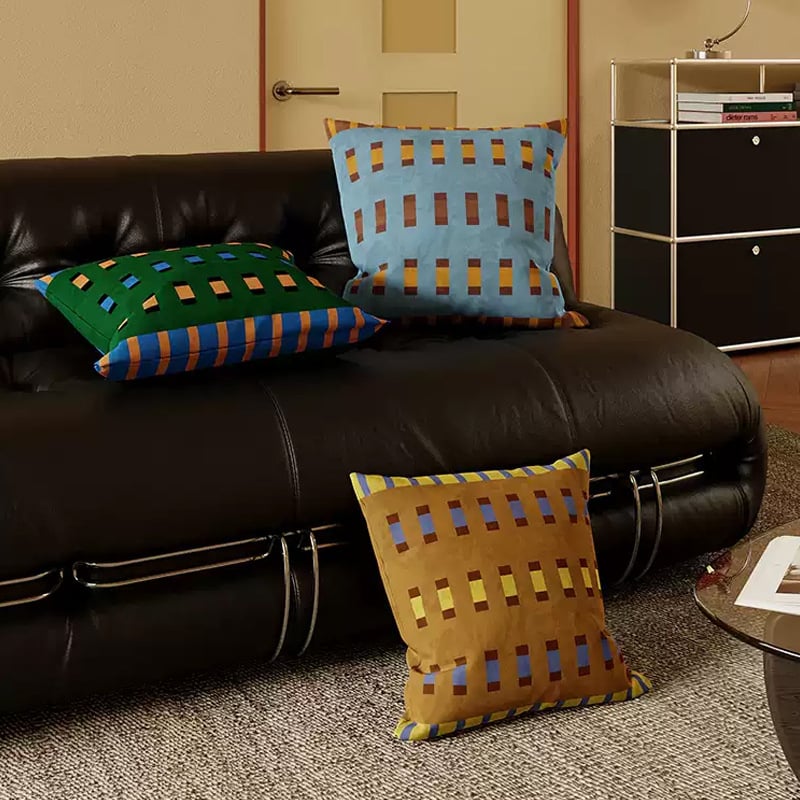 Pernă de uz casnic minimalistă, creativă și de înaltă calitate, cu umplutură din bumbac PP, pentru spătarul canapelei din living și pernă lombară auto – decor modern