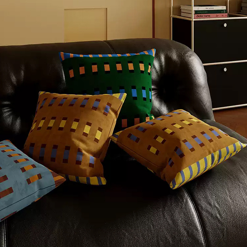 Pernă de uz casnic minimalistă, creativă și de înaltă calitate, cu umplutură din bumbac PP, pentru spătarul canapelei din living și pernă lombară auto – decor modern
