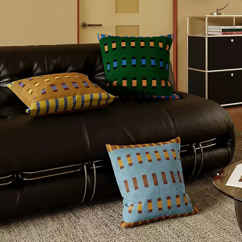 Pernă de uz casnic minimalistă, creativă și de înaltă calitate, cu umplutură din bumbac PP, pentru spătarul canapelei din living și pernă lombară auto – decor modern